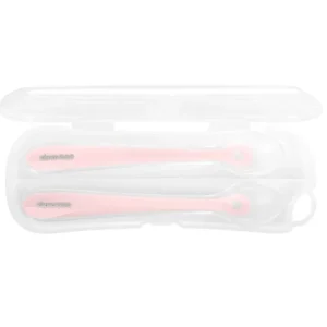 Лъжици силиконови в кутия 2бр Pink