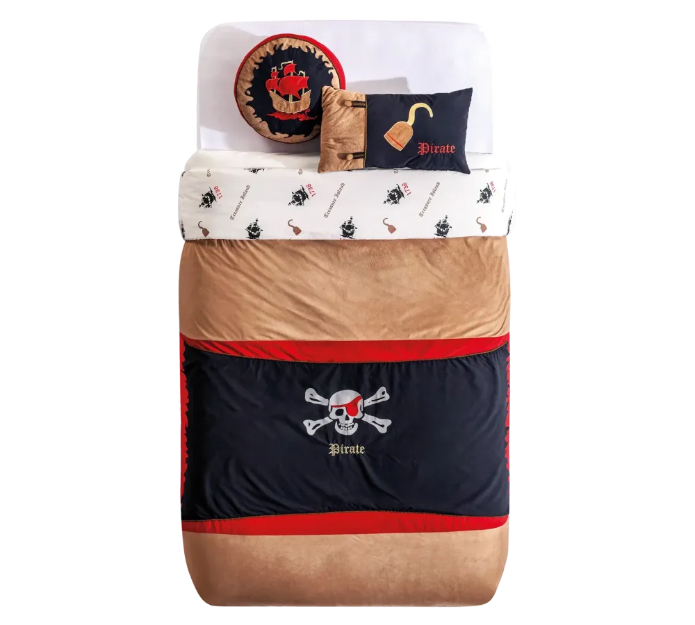 Покривало за легло «Pirate Hook» + калъфка, с възглавница, размер 90-100см
