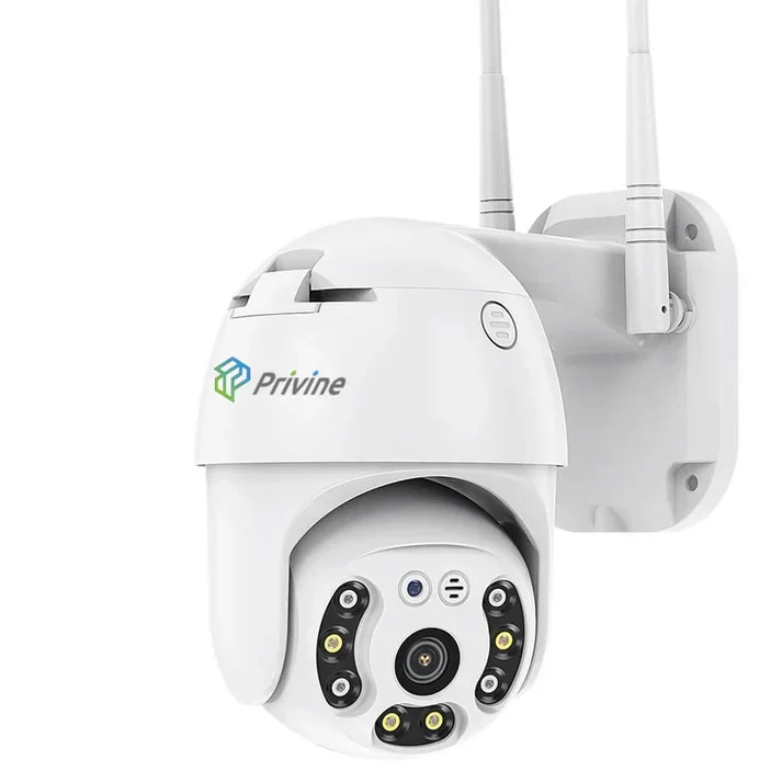 3бр. IP въртяща безжична камера Privine 5MPX- 4+4LED + 3бр. SD карта 64gb iCsee