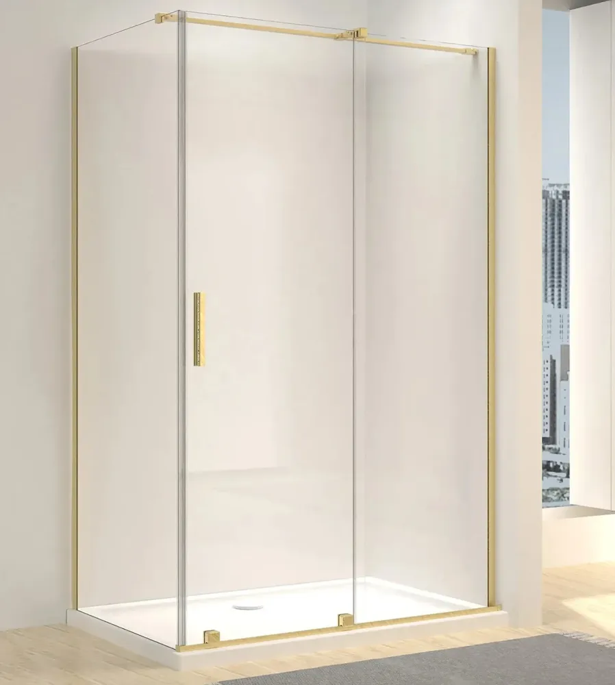Душ кабина Rea Montana Brushed Gold 80x120