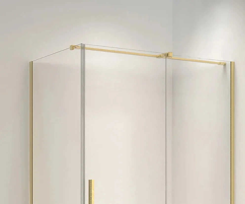 Душ кабина Rea Montana Brushed Gold 90x120