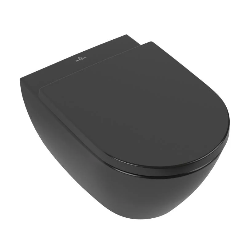 Rimless конзолна тоалетна Subway 2.0 Ebony Direct Flush - Villeroy&Boch