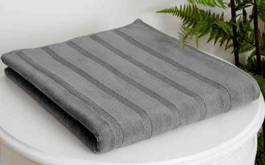 Хавлия «Sadem Stripe Gri» - памук, размер 90x150см