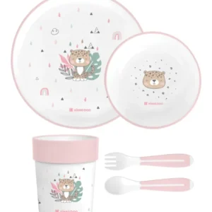 Сет за хранене пластмаса Savanna Pink