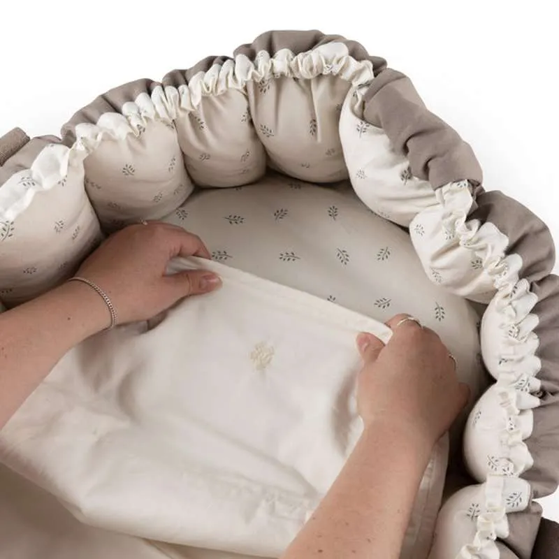 Sebra Възглавница за бебе - Babynest - Лунна светлина Бежов