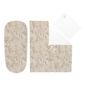Бебешки спален комплект за количка 6 части Secret Garden Beige