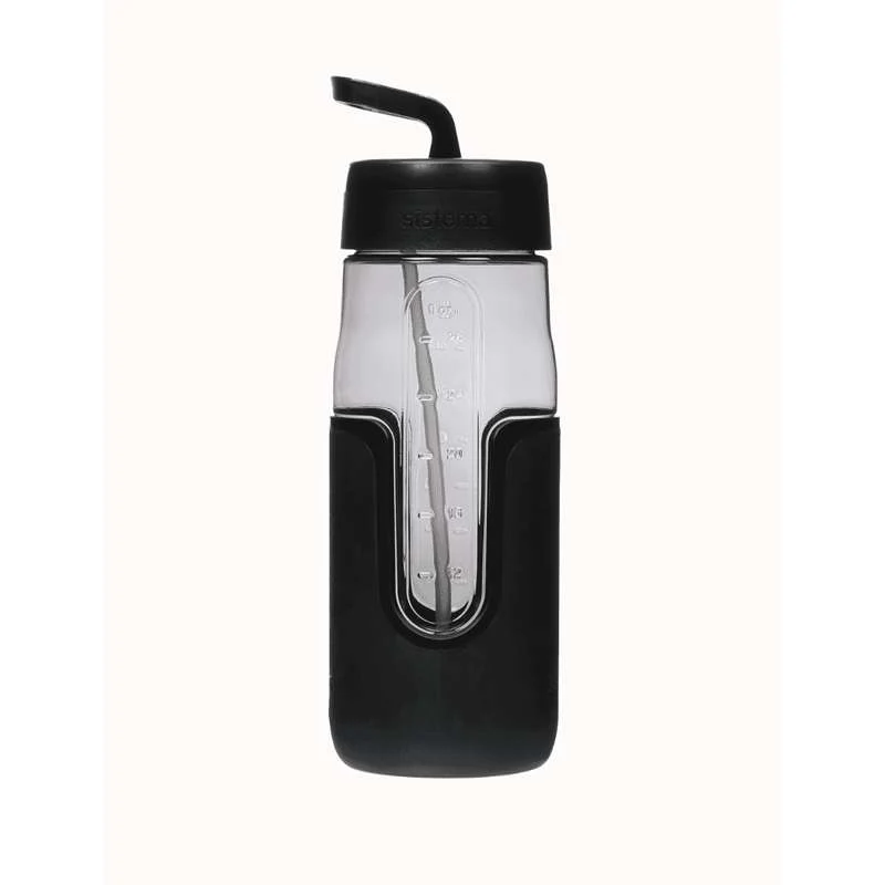 Sistema Flip Sipper Bottle Питейна бутилка - 1L - Черен