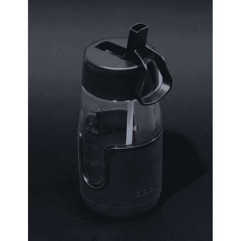 Sistema Flip Sipper Bottle Питейна бутилка - 700ml - Черен