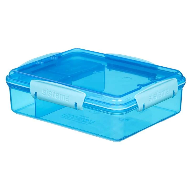 Sistema Кутия за обяд - Snack Attack Duo Lunch - 975ml - Синя