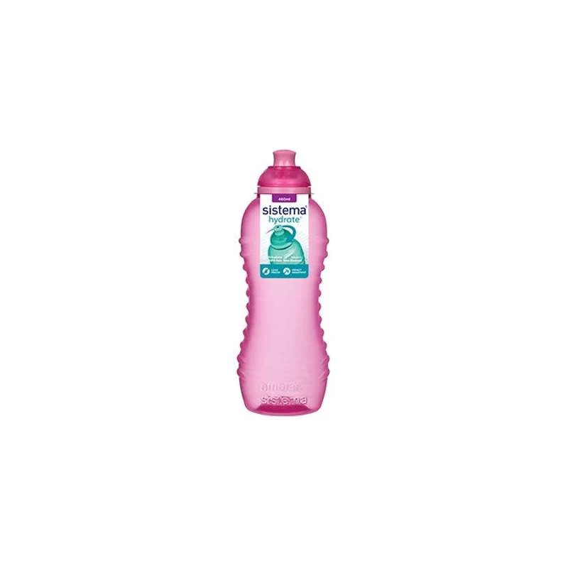 Sistema Чаша за пиене - Twist’n’Sip Squeeze - 460ml - Розова