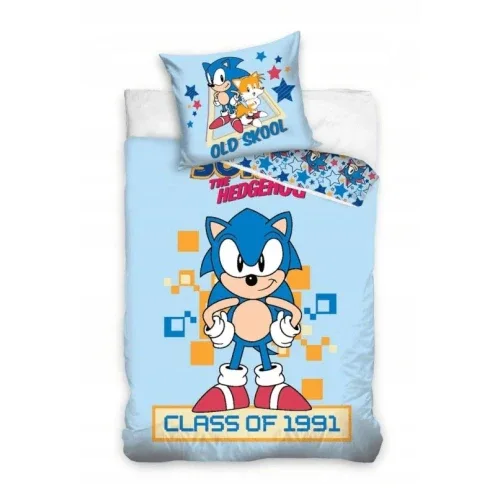Спално бельо Sonic Hedgehog CLASS OF1991 140x200/65x65