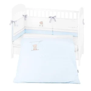 Бебешки спален комплект с бродерия 2 части EU style 60/120 Dream Big Blue