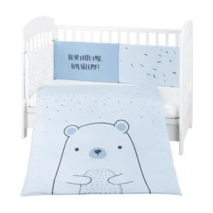 Бебешки спален комплект 2 части EU style 70/140 Bear me Blue