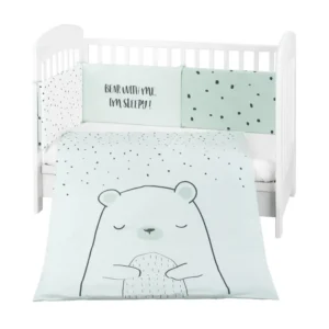 Бебешки спален комплект 2 части EU style 70/140 Bear me Mint
