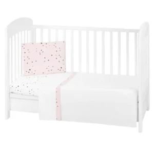 Бебешки спален комплект 3 части EU Style 70/140 Bear me Pink