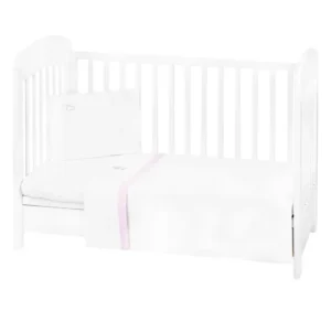 Бебешки спален комплект с бродерия 3 части EU Style 70/140 Dream Big Pink