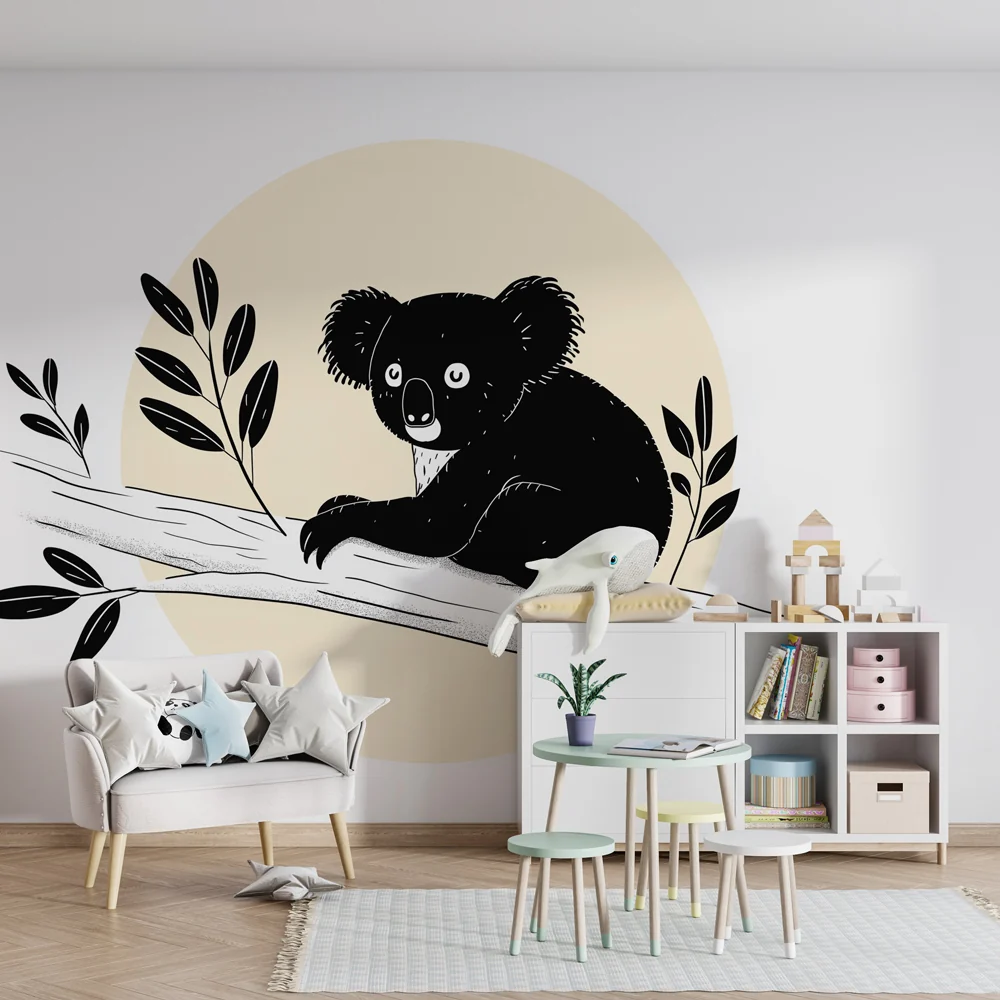 Tapet za detska staia | Koala na klone s listva