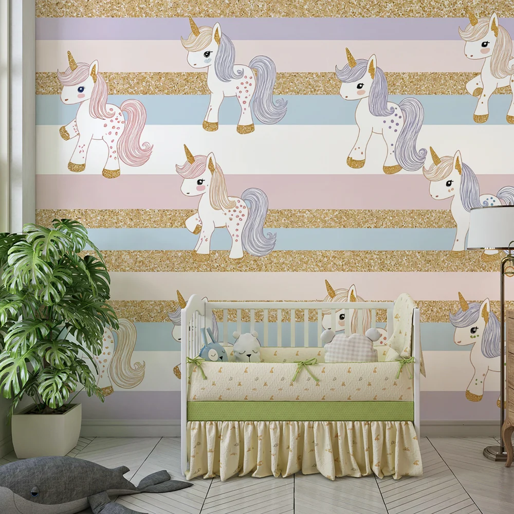 Tapet s edinorog | Pastel fantaziya i blestyashti