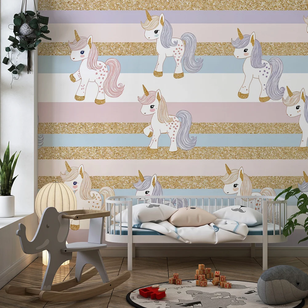 Tapet s edinorog | Pastel fantaziya i blestyashti