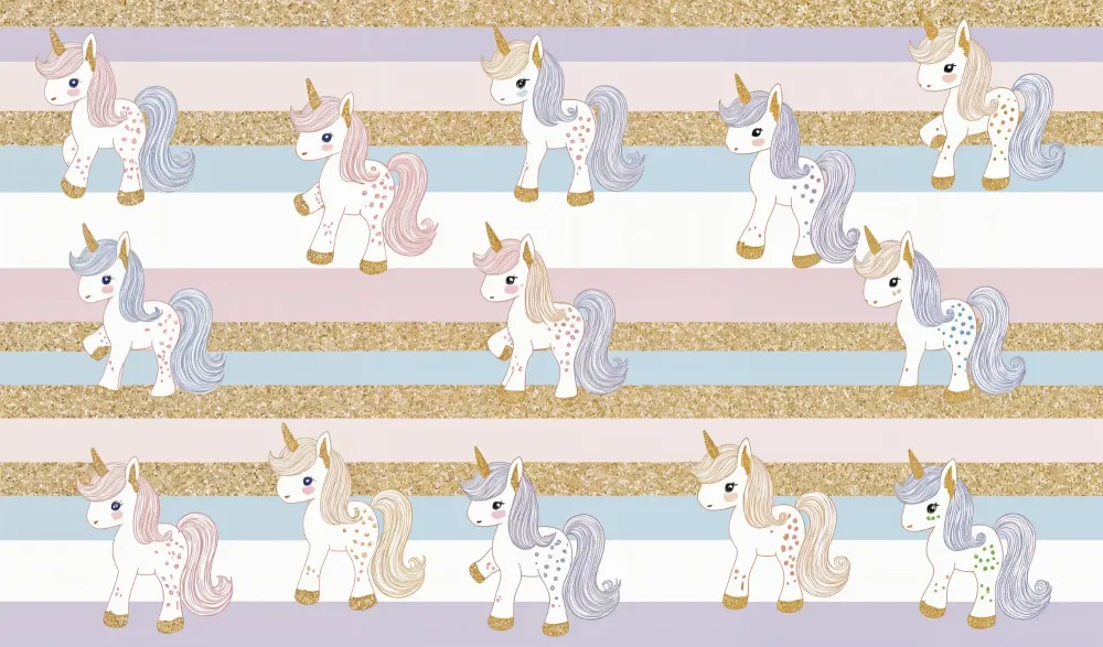 Tapet s edinorog | Pastel fantaziya i blestyashti