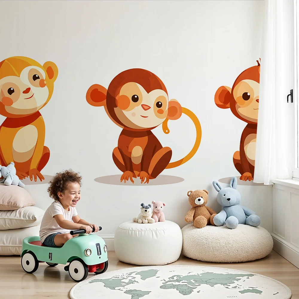 Tapet s monkey | Забавна и цветна колекция