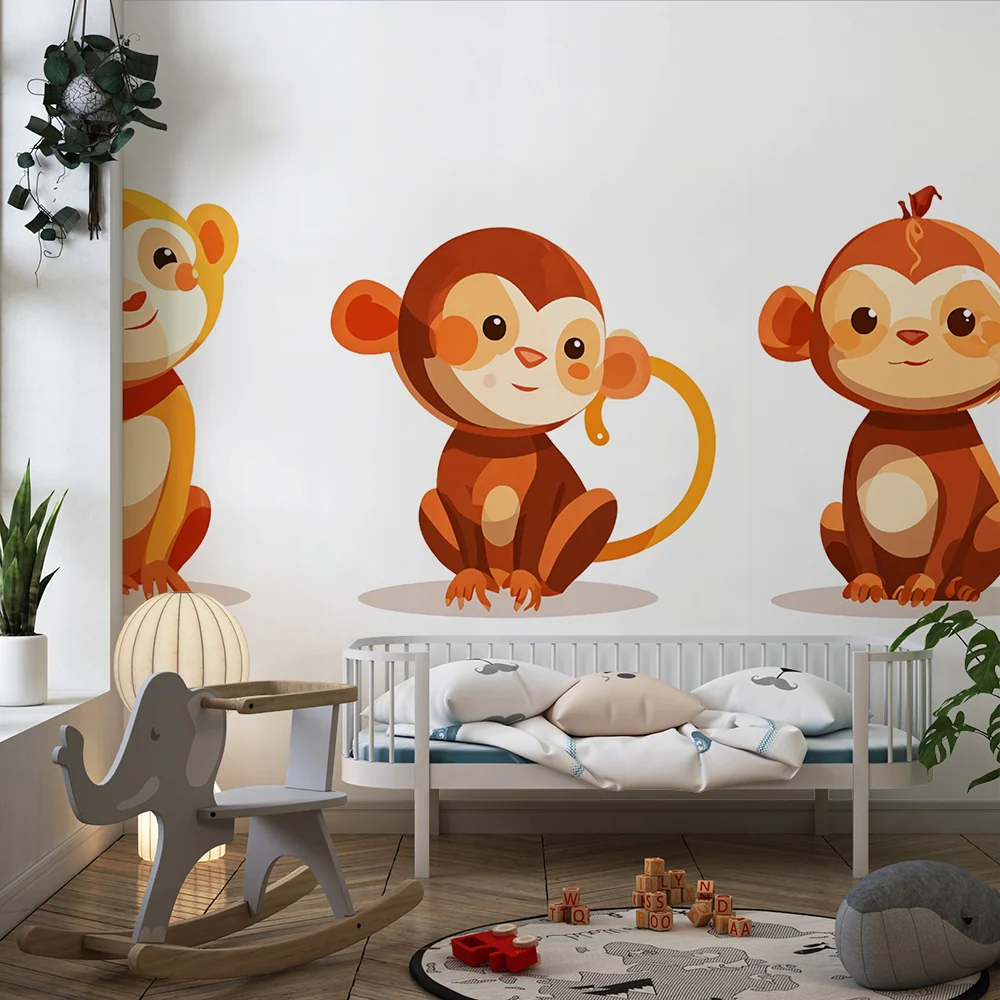 Tapet s monkey | Забавна и цветна колекция