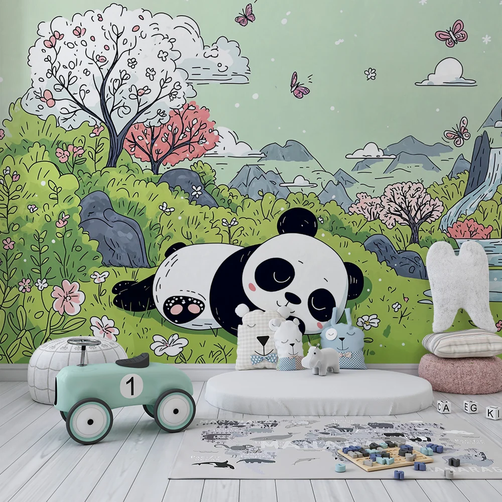 Tapet s panda | Сцена на феерична природа