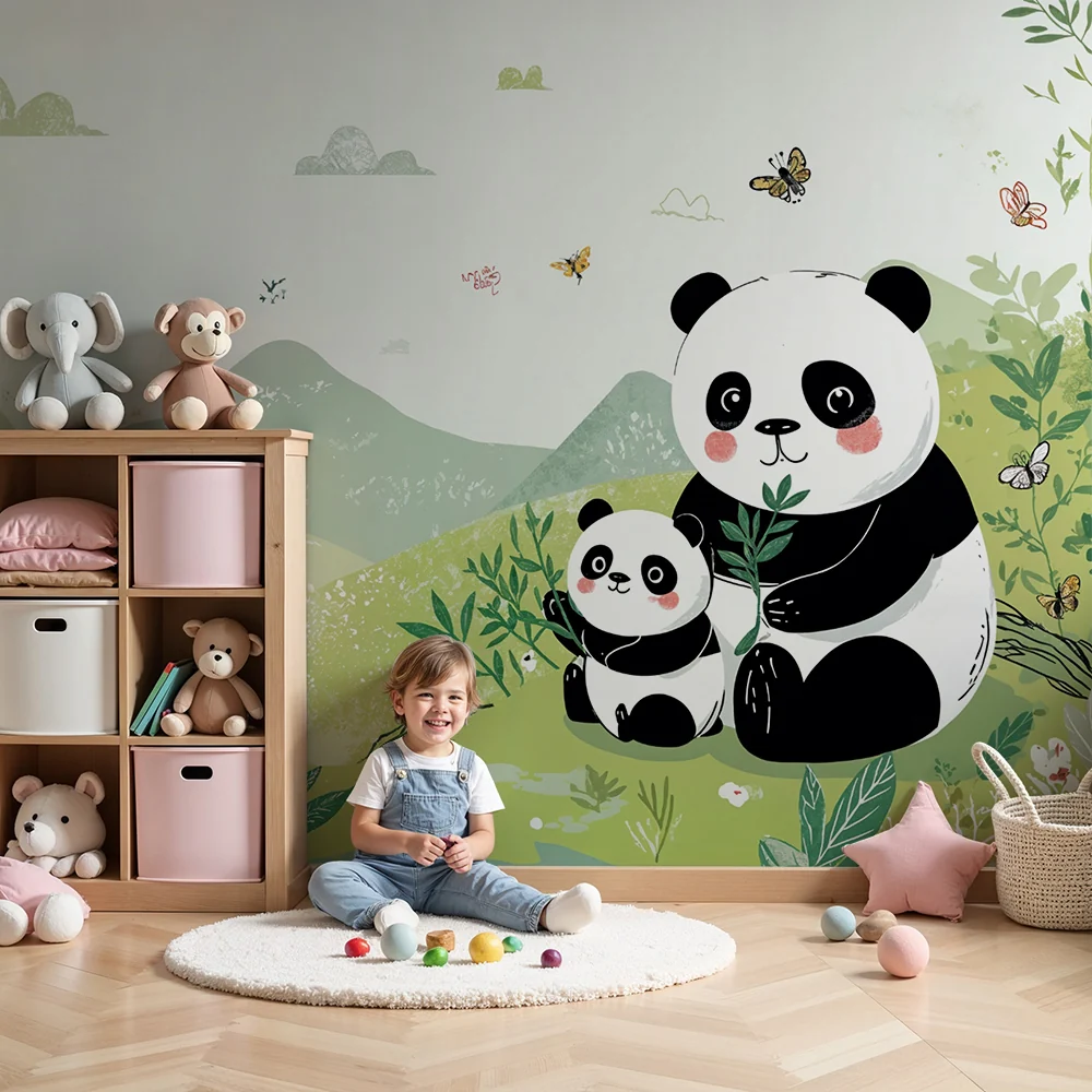 Tapet s Panda | Нежен природен пейзаж