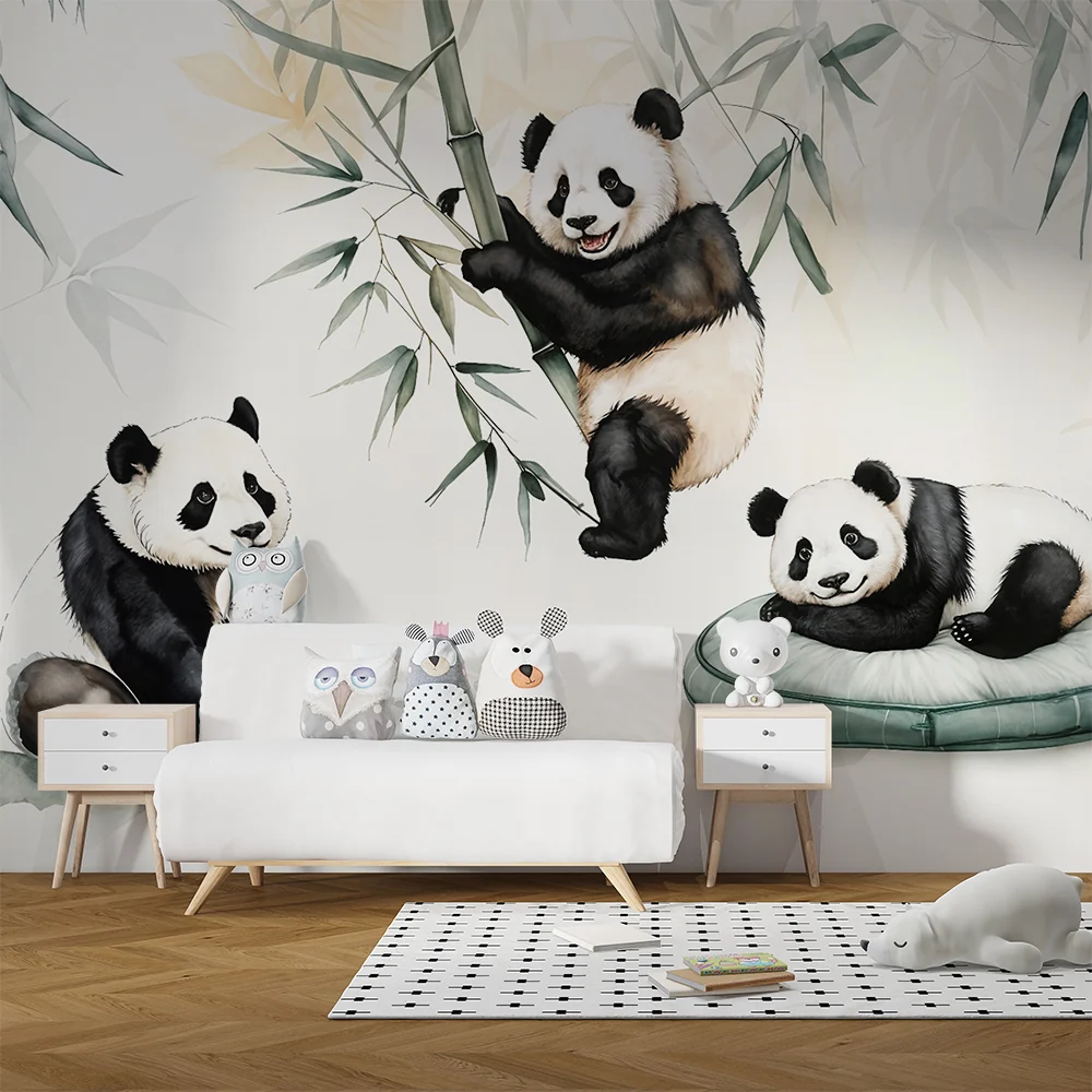 Tapet s Panda | Забавен и успокояващ дизайн