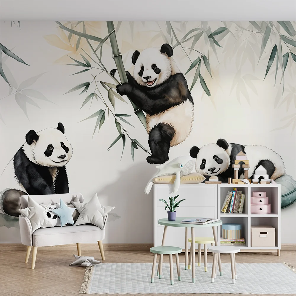 Tapet s Panda | Забавен и успокояващ дизайн