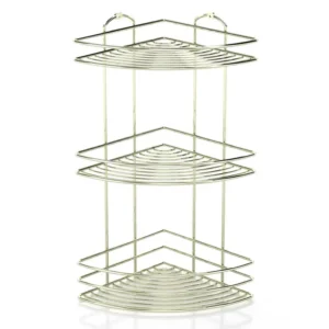 ПОСТАВКА ЗА БАНЯ TEKNO TEL BK-023G , 3 нива , ъгъл , златисто