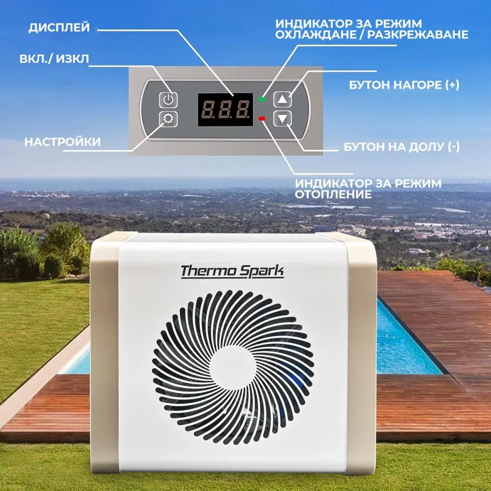 Термопомпа за басейн ThermoSpark Mini Pool