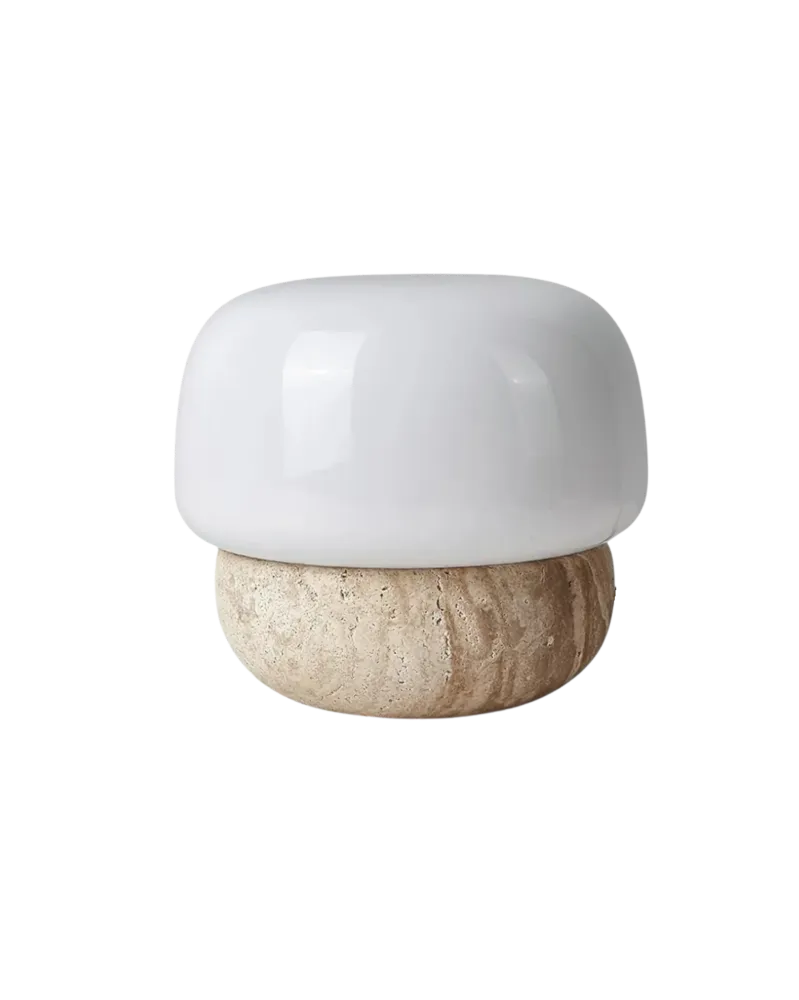 Travertine Table Lamp