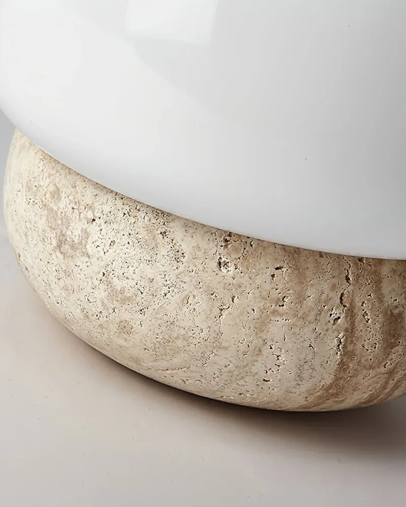 Travertine Table Lamp