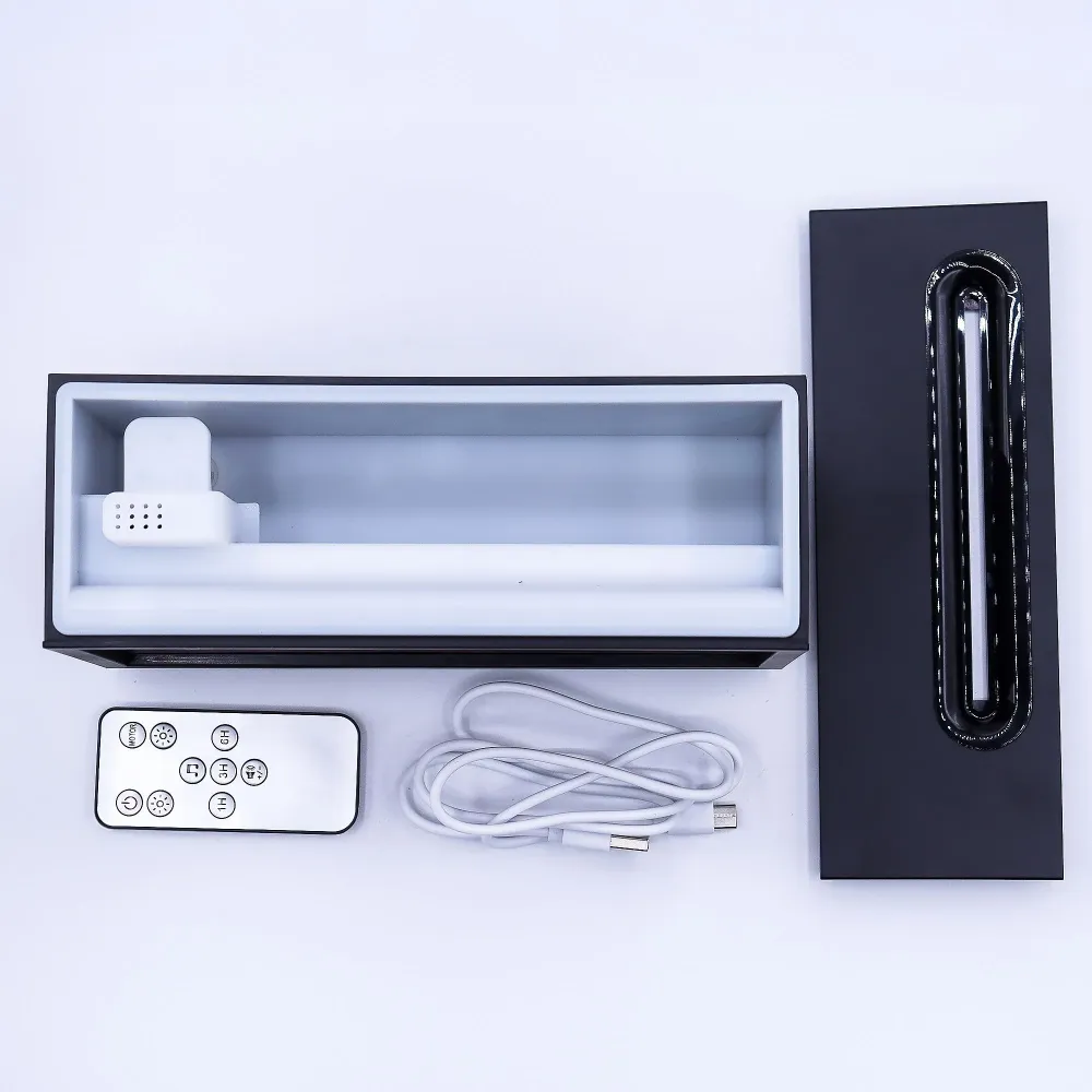 Аромадифузер с ефект на пламък, USB, сменящ цвета си, Птичи песен