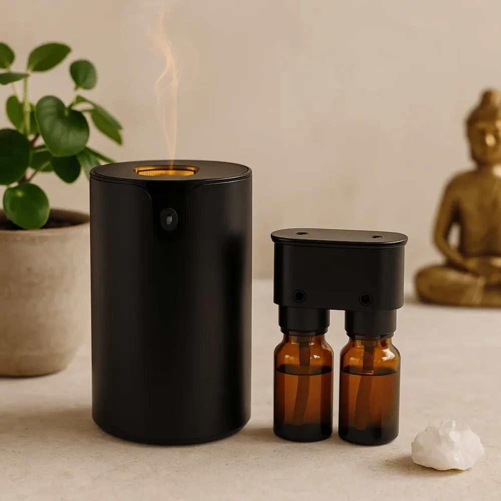 Дифузер за етерично масло, небулизатор без вода, USB-C, презареждащ се, 10 мл