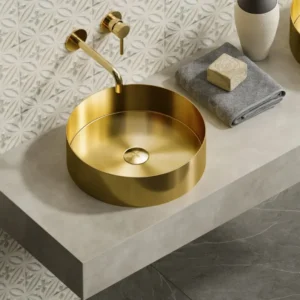 Неръждаема мивка Venus Oro Ф38 см.