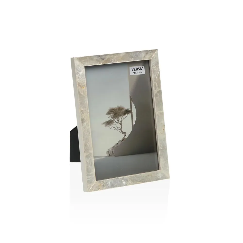 Рамка за снимки Versa Бял Дървен MDF 1,6 x 16,8 x 11,8 cm