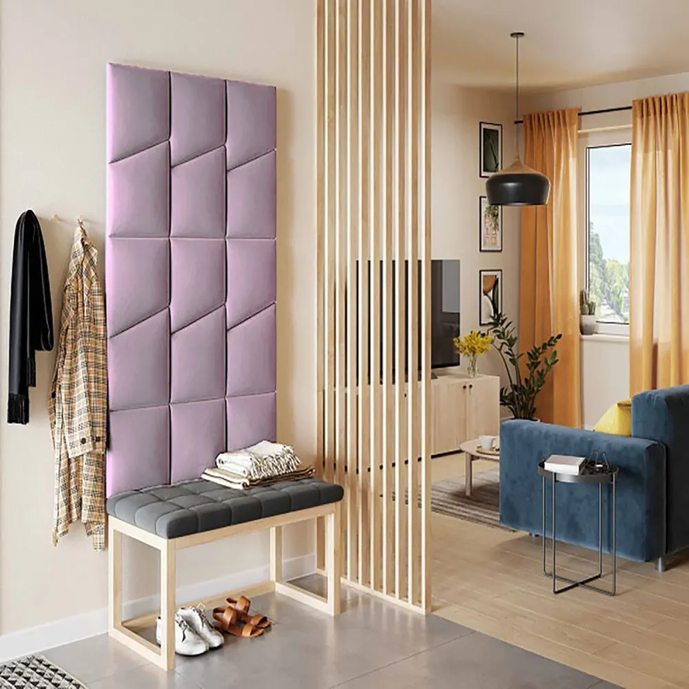 Тапициран панел Vilo GEO 30X35 POWDER PINK