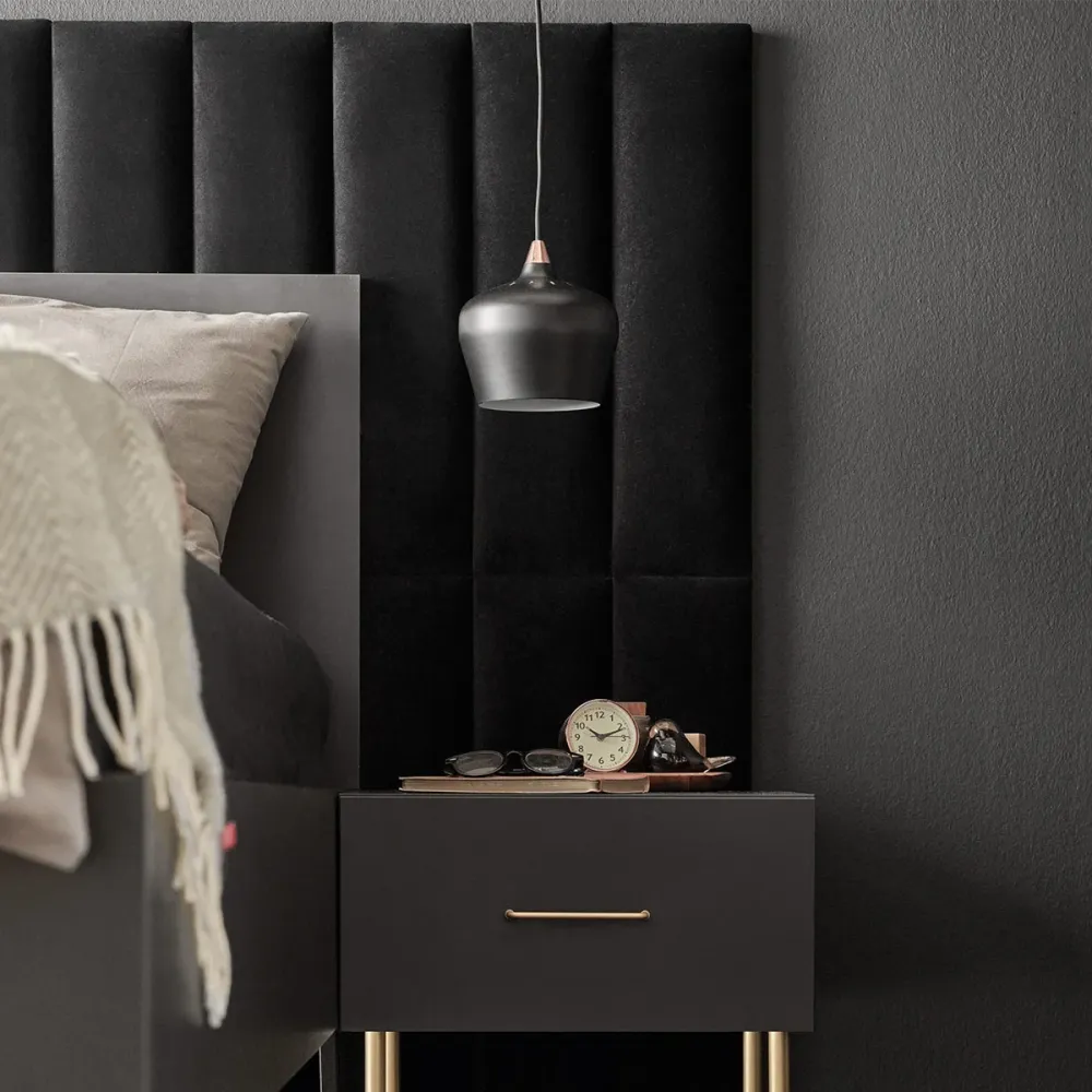 Тапициран панел Vilo REGULAR 2 15X60 BLACK