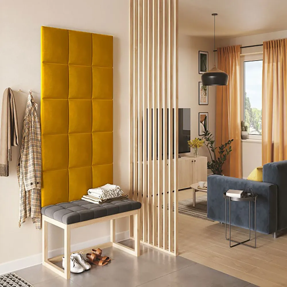 Тапициран панел Vilo REGULAR 3 30X30 MUSTARD