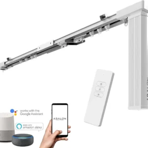 Смарт моторизиран корниз за пердета с Wi-Fi и дистанционно Abalon