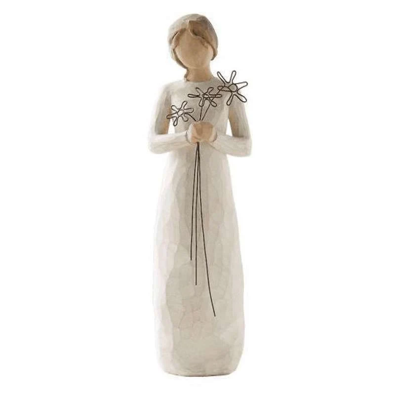 Willow Tree Благодарна фигура (жена с цветя)