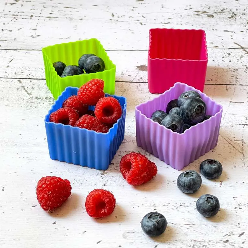 Yumbox - Силиконови форми за обяд - 8 бр. - Многоцветен