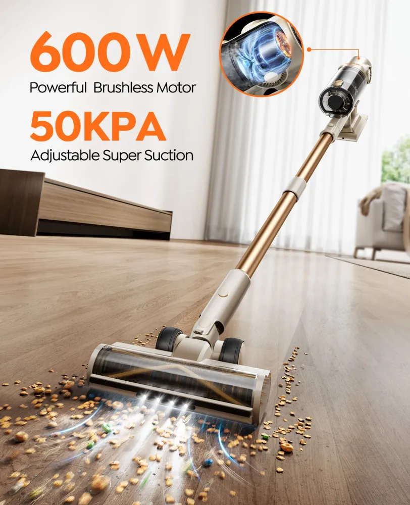 【Нови попълнения】Акумулаторна прахосмукачка Honiture P7 Pro