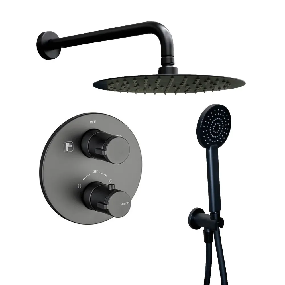 Вграден сет Vema Slate Thermo Black Matt