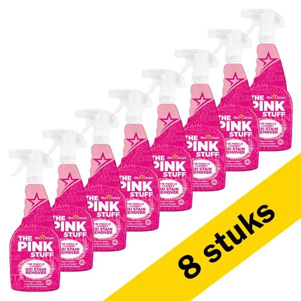 Pink Stuff Окси препарат за премахване на петна спрей 500мл - 8 опаковки