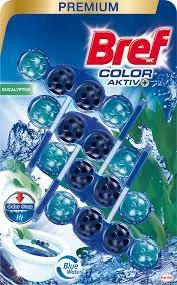 Bref Color Active ароматизатор за WC 4х50гр Евкалипт 922273